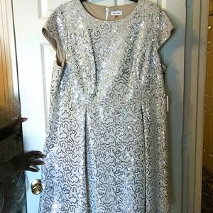 After 5 Calvin Klein evening dress